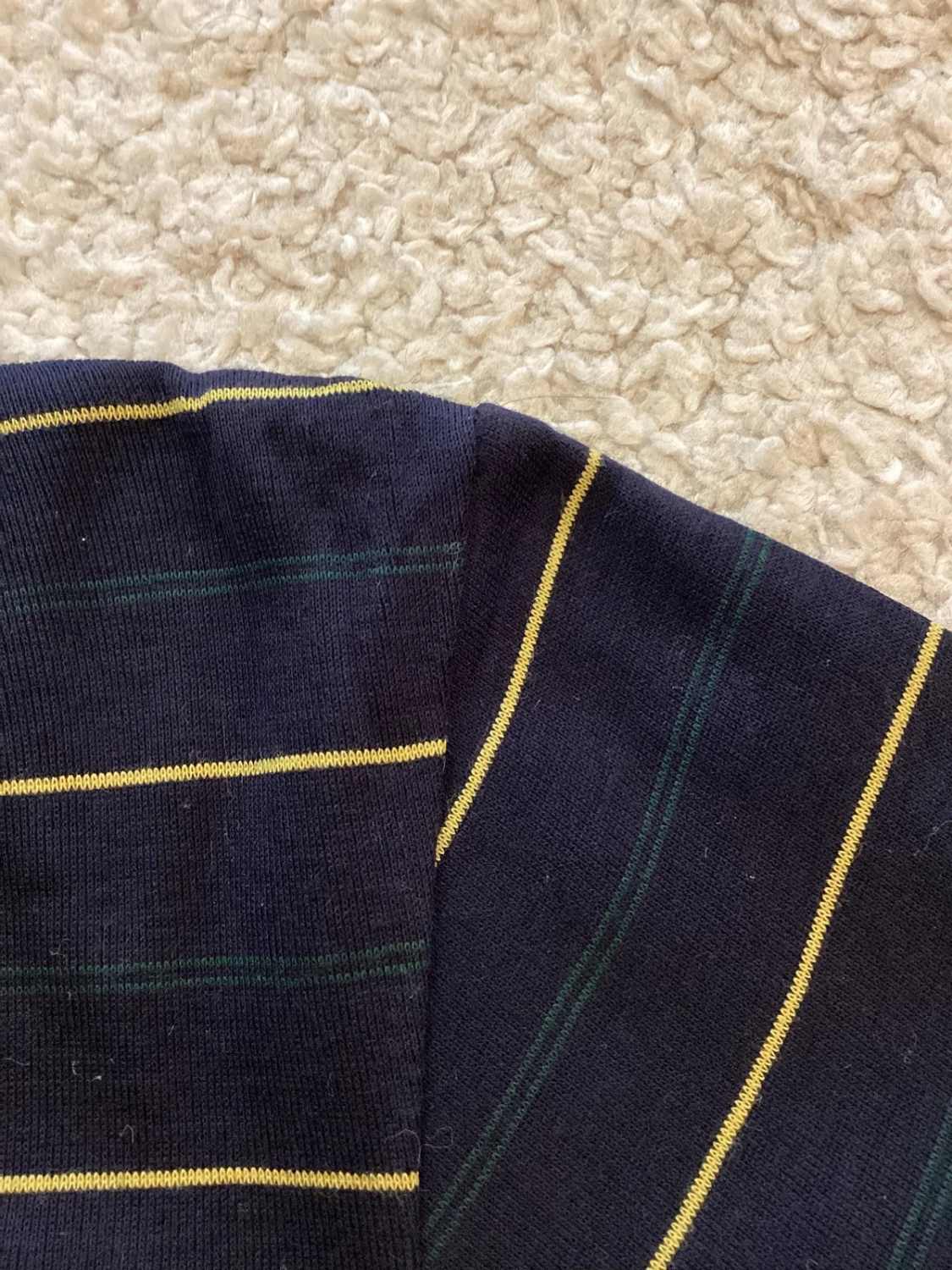 🌊 Felpa a Righe Tommy Hilfiger - Blu/Verde/Giallo - Taglia L/G