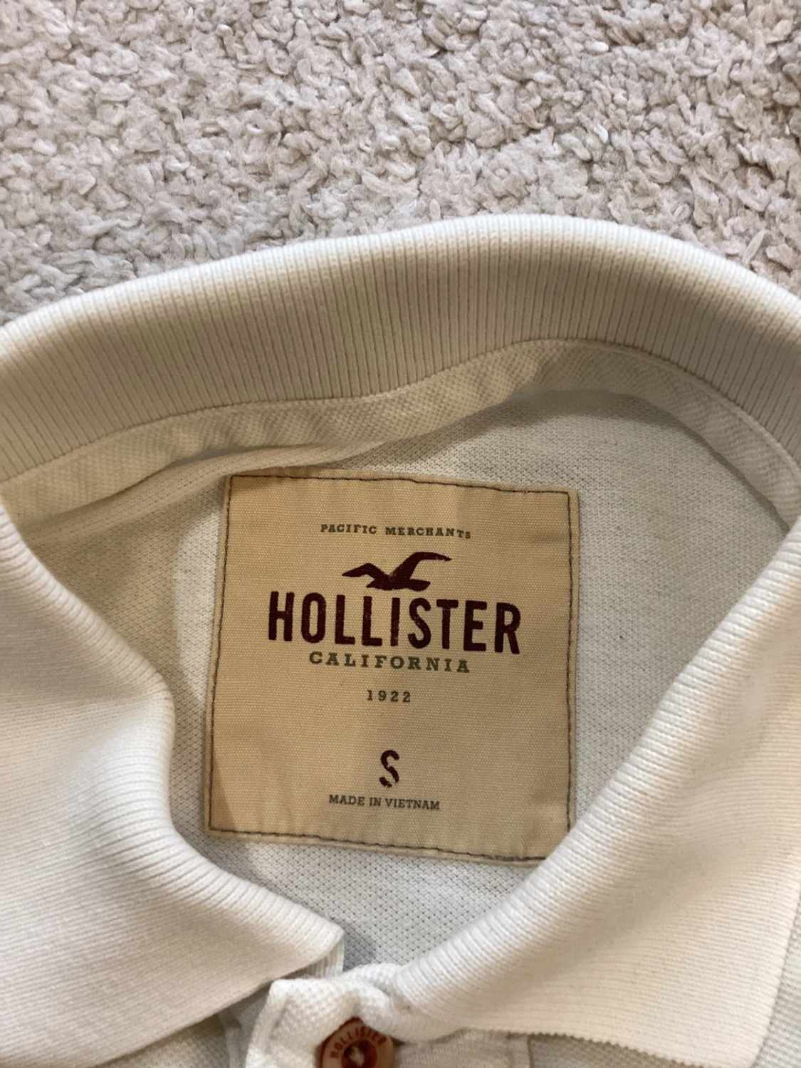 Polo Hollister Femme - Blanc - Taille S