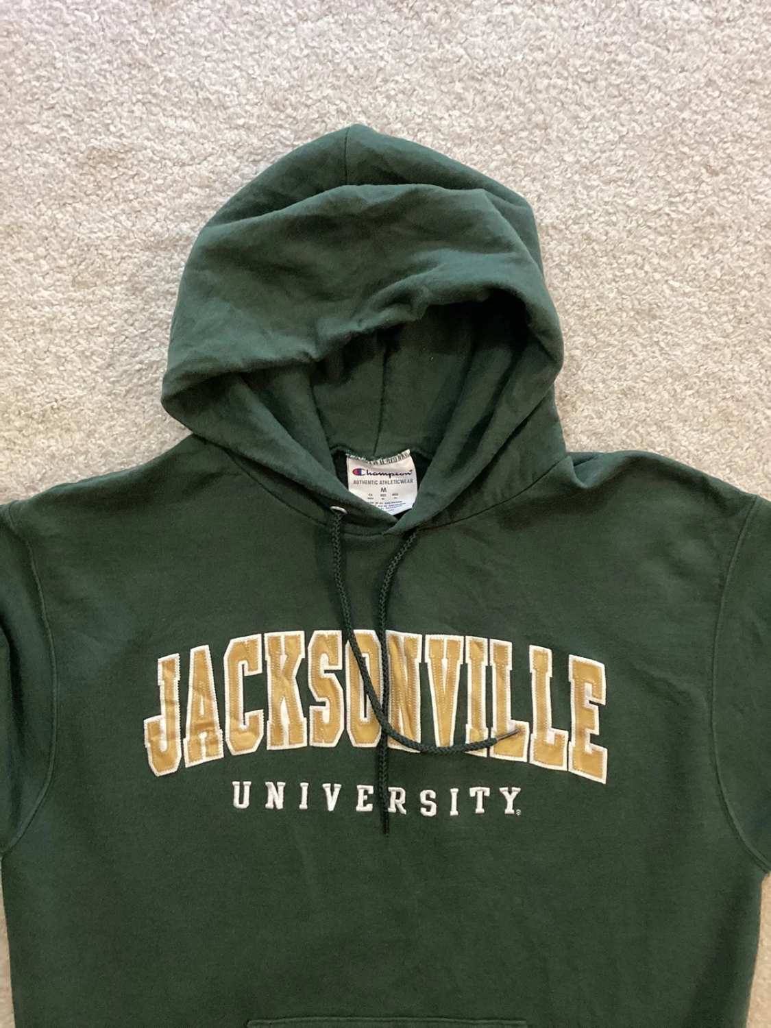 🍃 Pull à Capuche Champion - Vert Foncé - Taille M