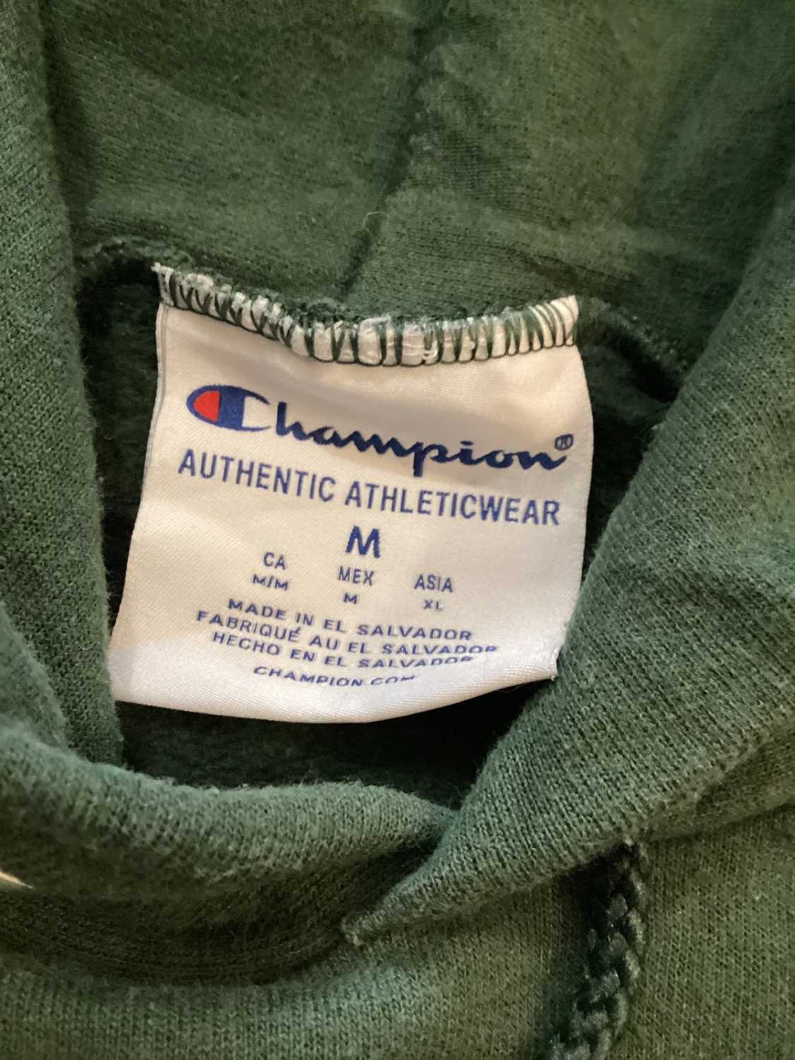 🍃 Pull à Capuche Champion - Vert Foncé - Taille M