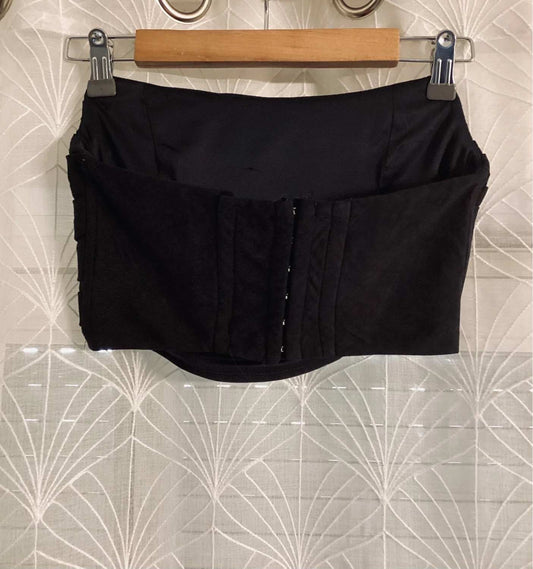 🖤 Top Corsetto - Nero - Spalle Scoperte - Taglia XS