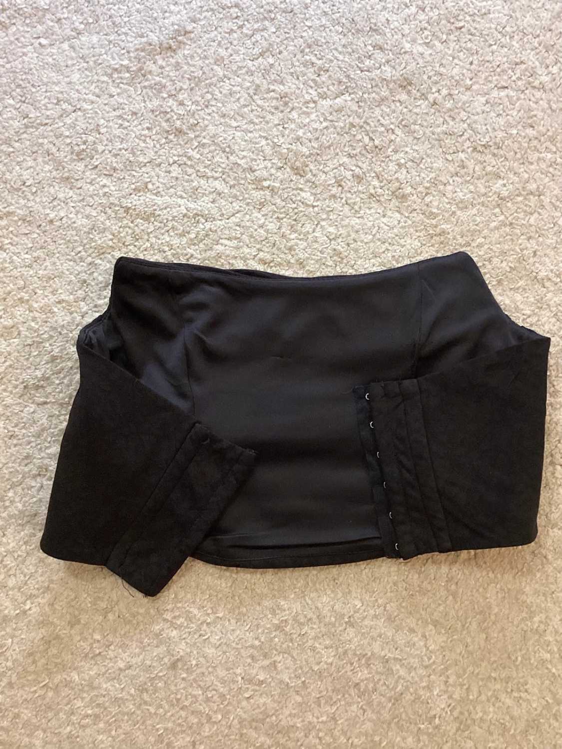 🖤 Top Corset - Noir - Épaules Dénudées - Taille XS