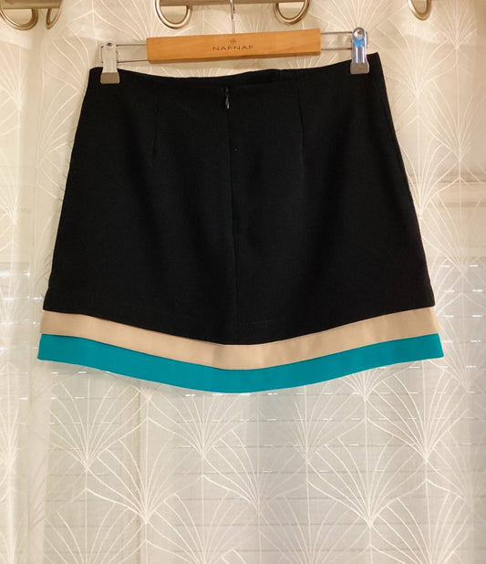 Jupe Nuna Lie Noir, Vert & Beige - Taille XS