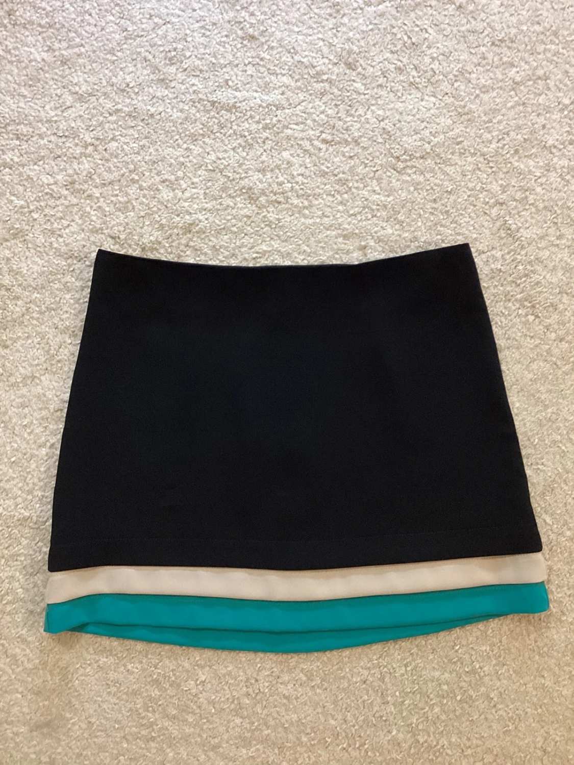 Jupe Nuna Lie Noir, Vert & Beige - Taille XS