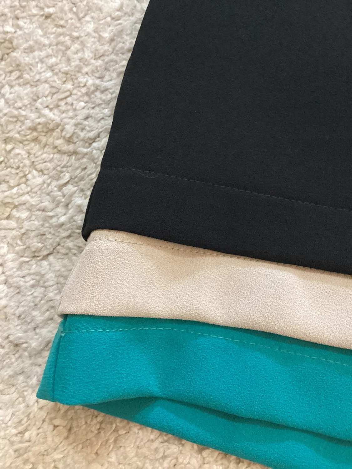 Jupe Nuna Lie Noir, Vert & Beige - Taille XS