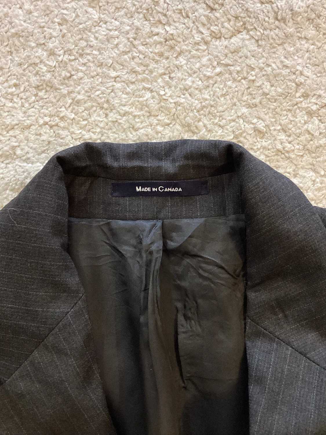 🔵🐘 Blazer Chaps by Ralph Lauren à Rayures - Gris & Bleu - Taille 42R (M)