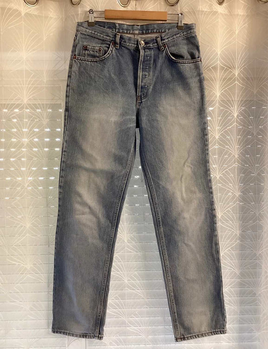 🔵 Jeans Levi's 501 Original - Bleu Clair Délavé - Taille W30