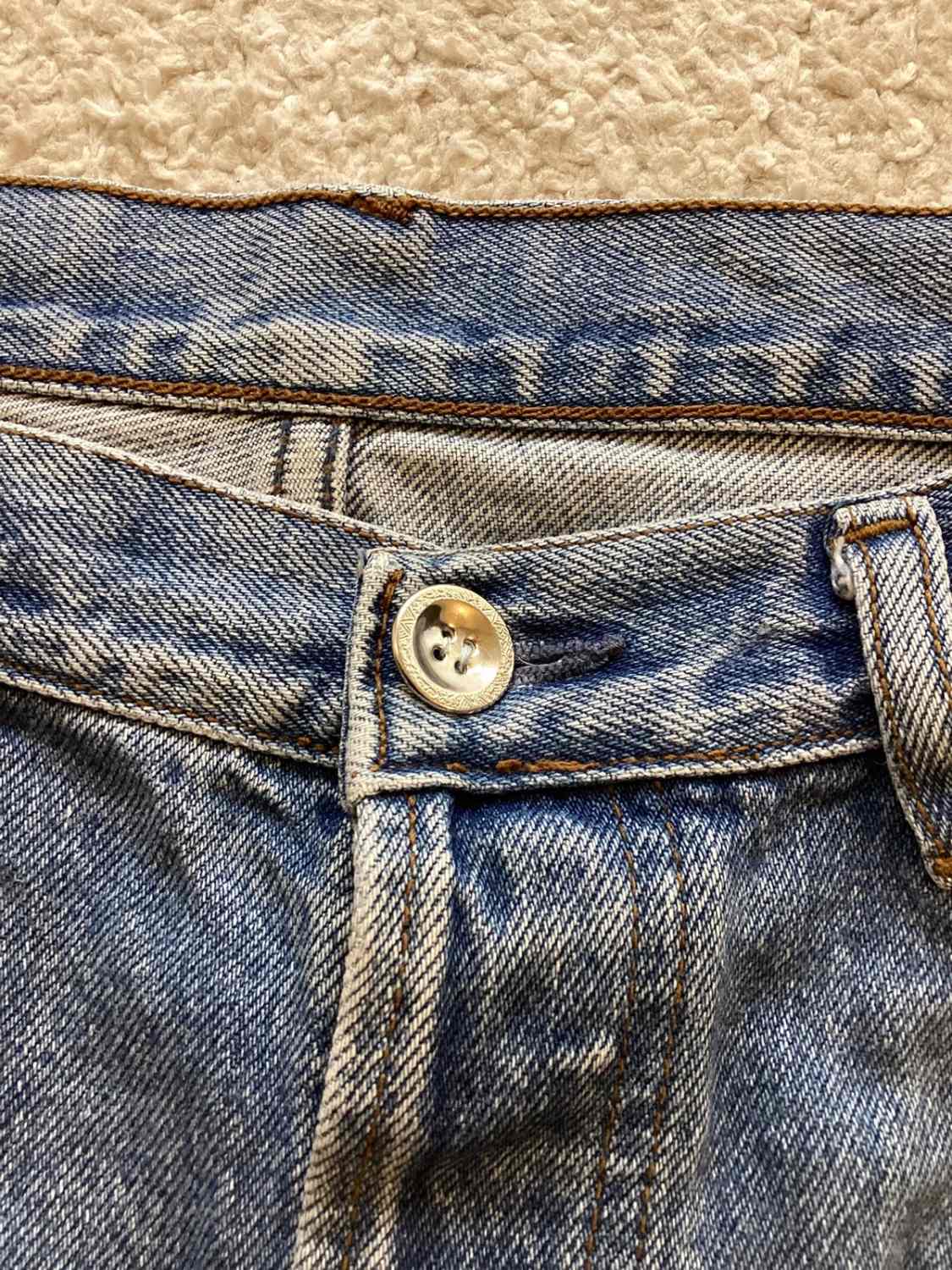 🔵 Jeans Levi's 501 Original - Bleu Clair Délavé - Taille W30