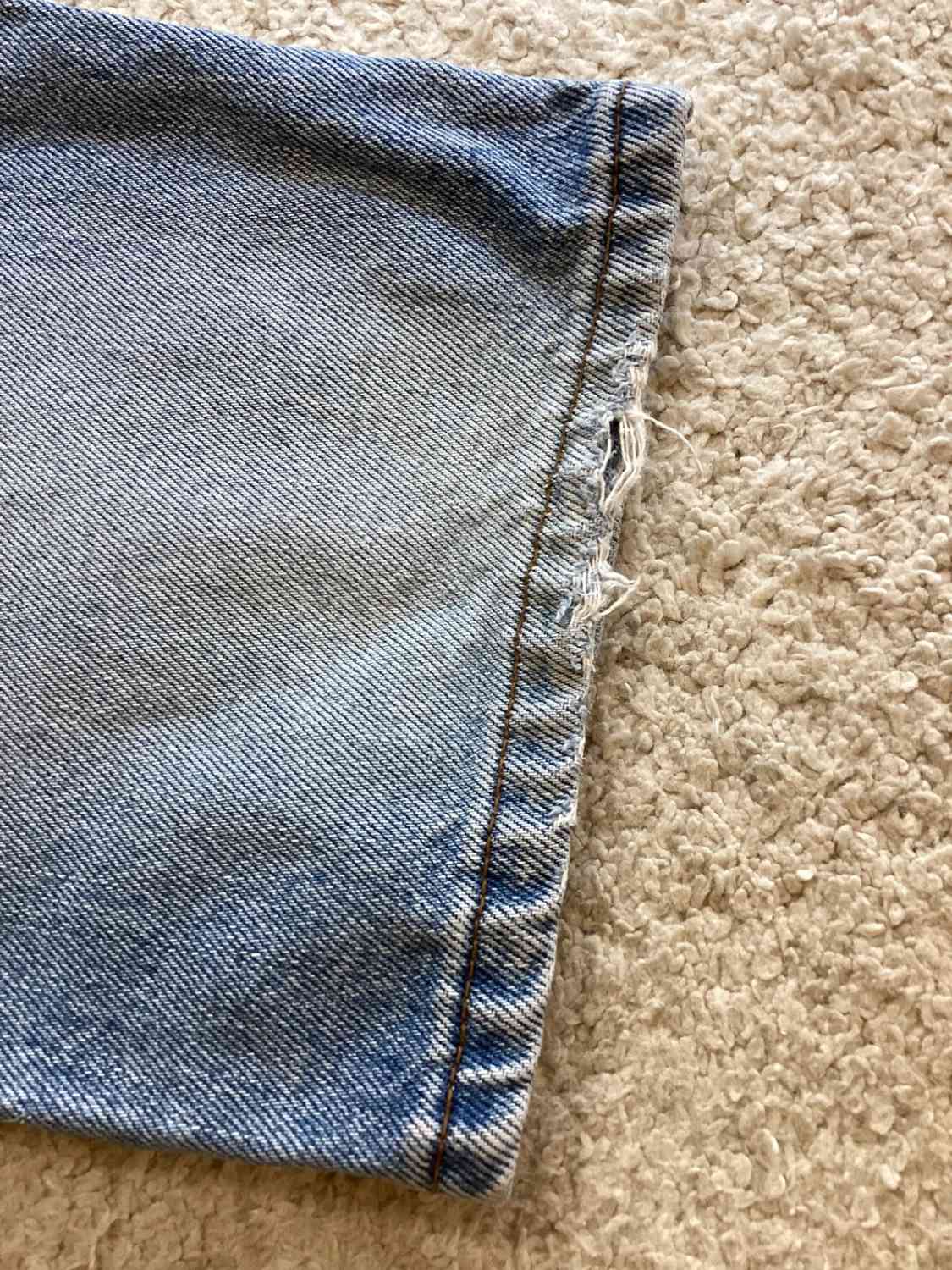 🔵 Jeans Levi's 501 Original - Bleu Clair Délavé - Taille W30
