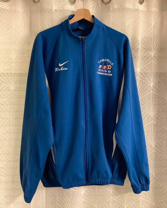 Veste de Sport Nike - Bleu & Blanc - Taille L/G