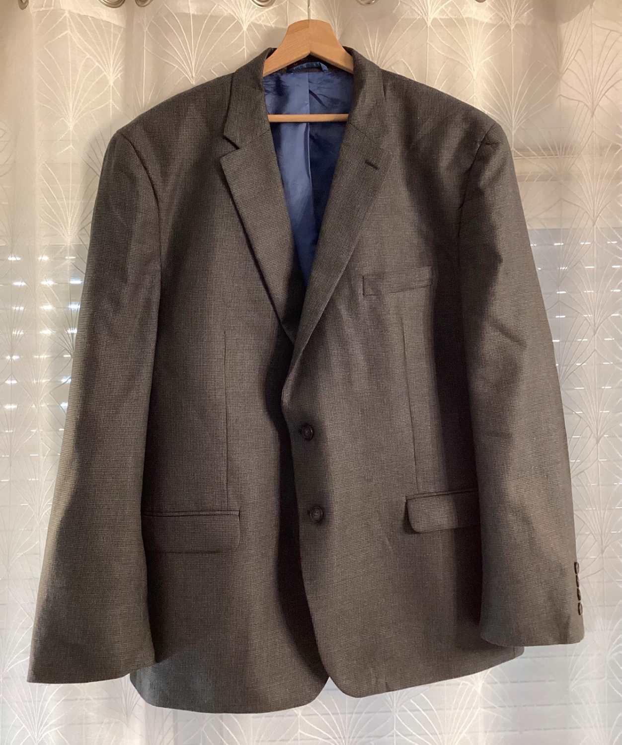 Blazer Chaps à Carreaux - Gris/Kaki/Marine - Taille 50R (XL)
