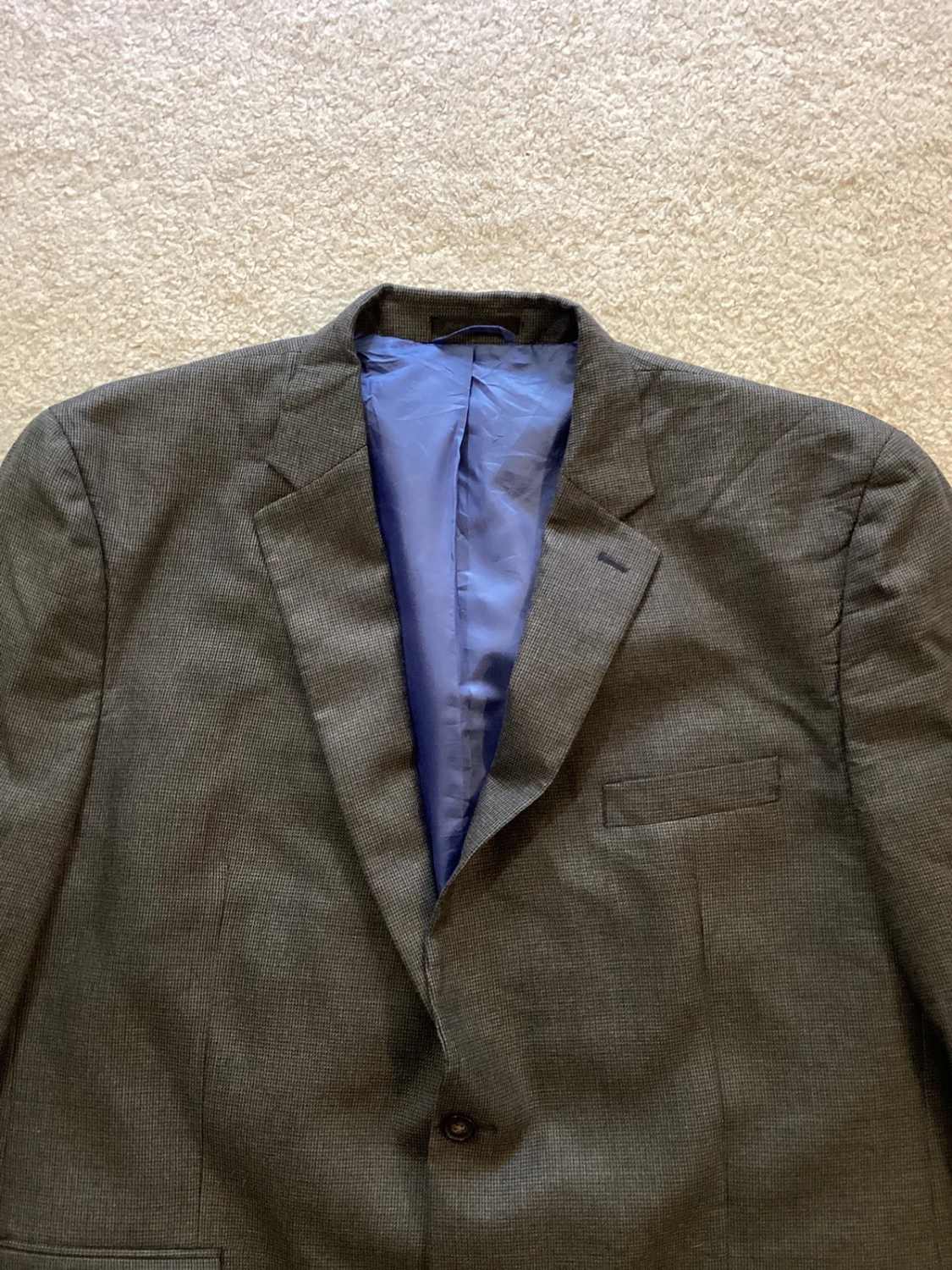 Blazer Chaps à Carreaux - Gris/Kaki/Marine - Taille 50R (XL)