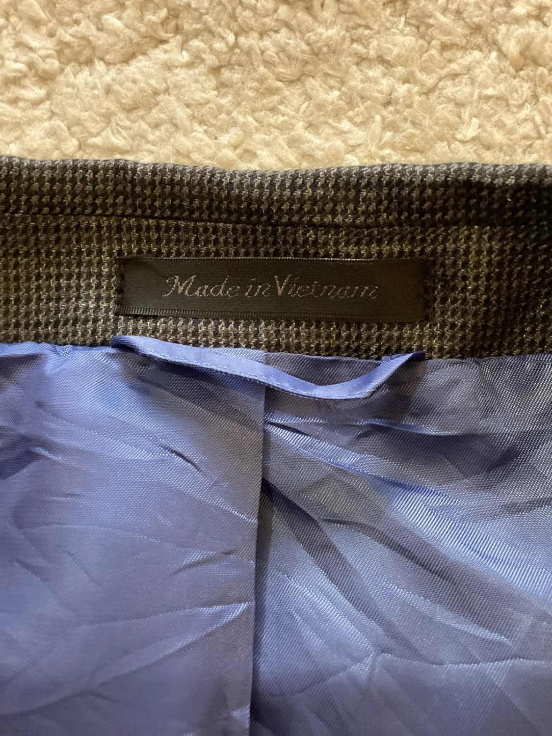 Blazer Chaps à Carreaux - Gris/Kaki/Marine - Taille 50R (XL)