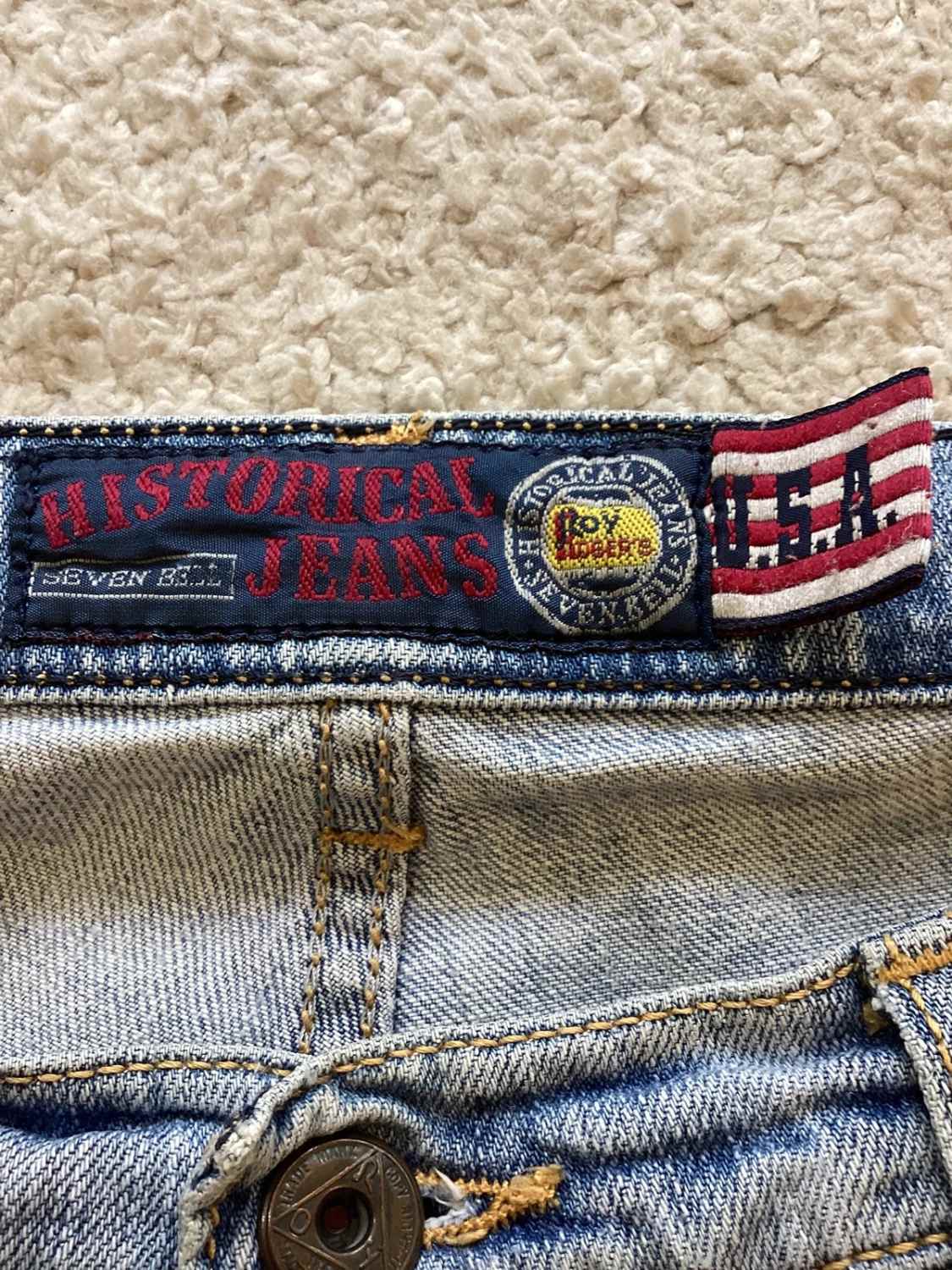 🔵 Jeans Roy Rogers "Seven Bell" - Bleu Clair - Taille W33
