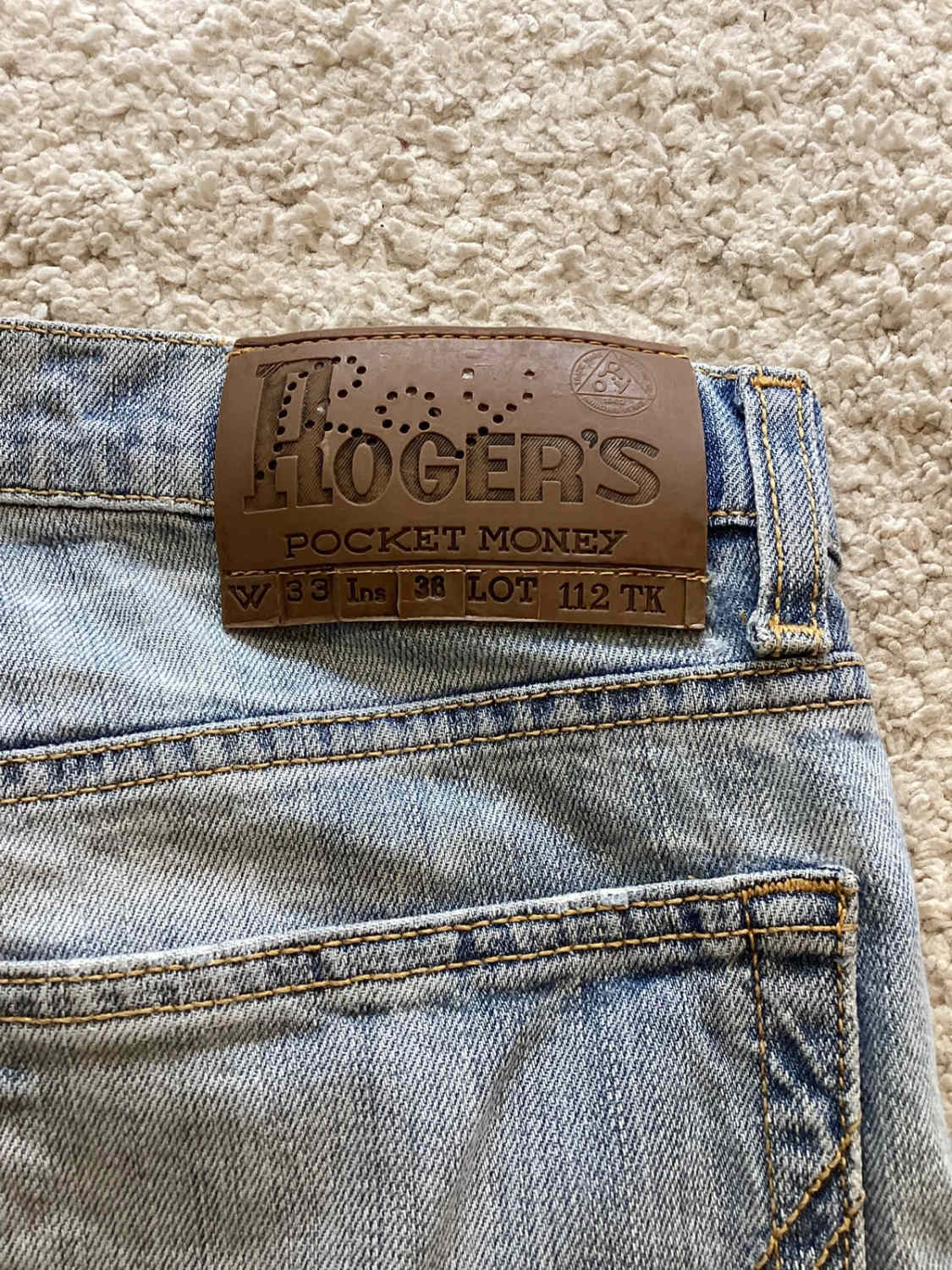 🔵 Jeans Roy Rogers "Seven Bell" - Bleu Clair - Taille W33