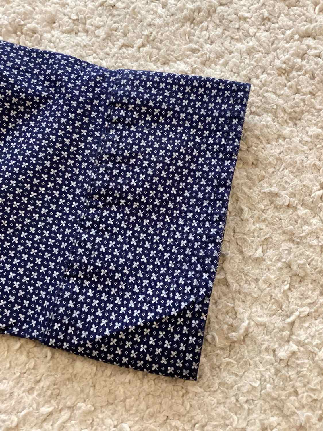 🔵 Chemise Lee Homme Regular Fit Stretch - Marine à Motif Blanc - Taille XL
