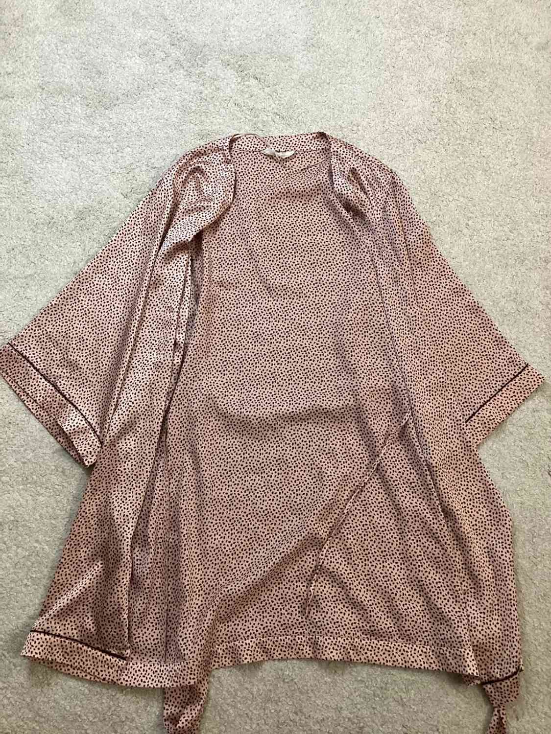 Peignoir Primark Rose & Noir - Taille L