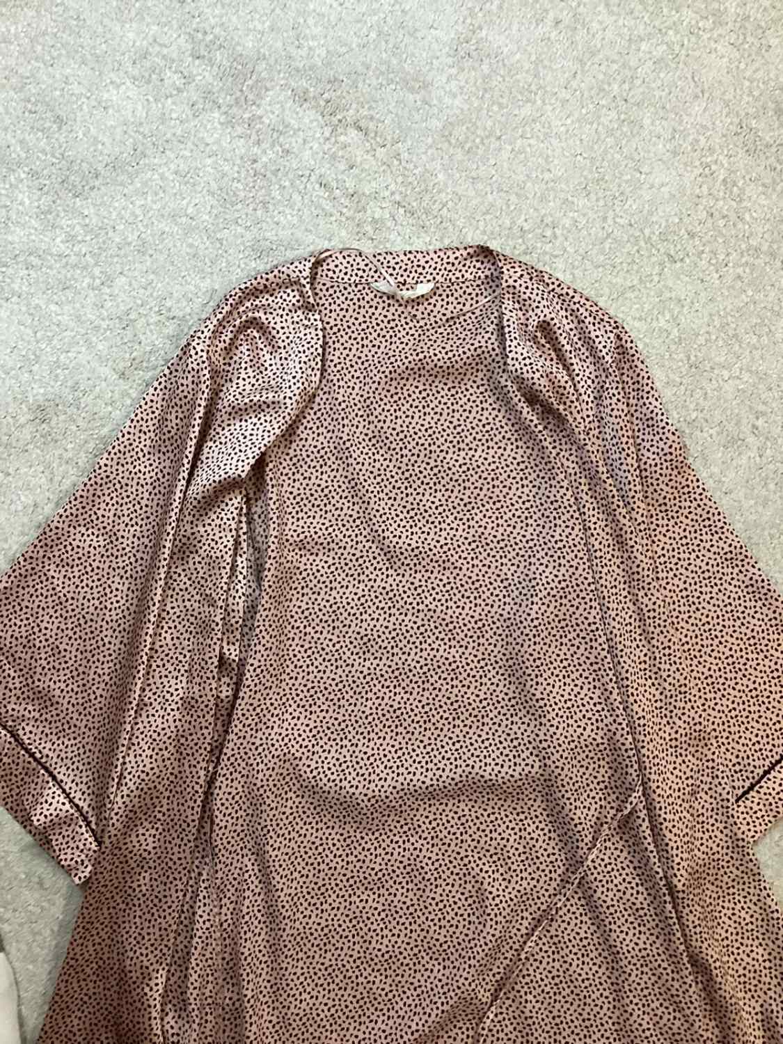 Peignoir Primark Rose & Noir - Taille L