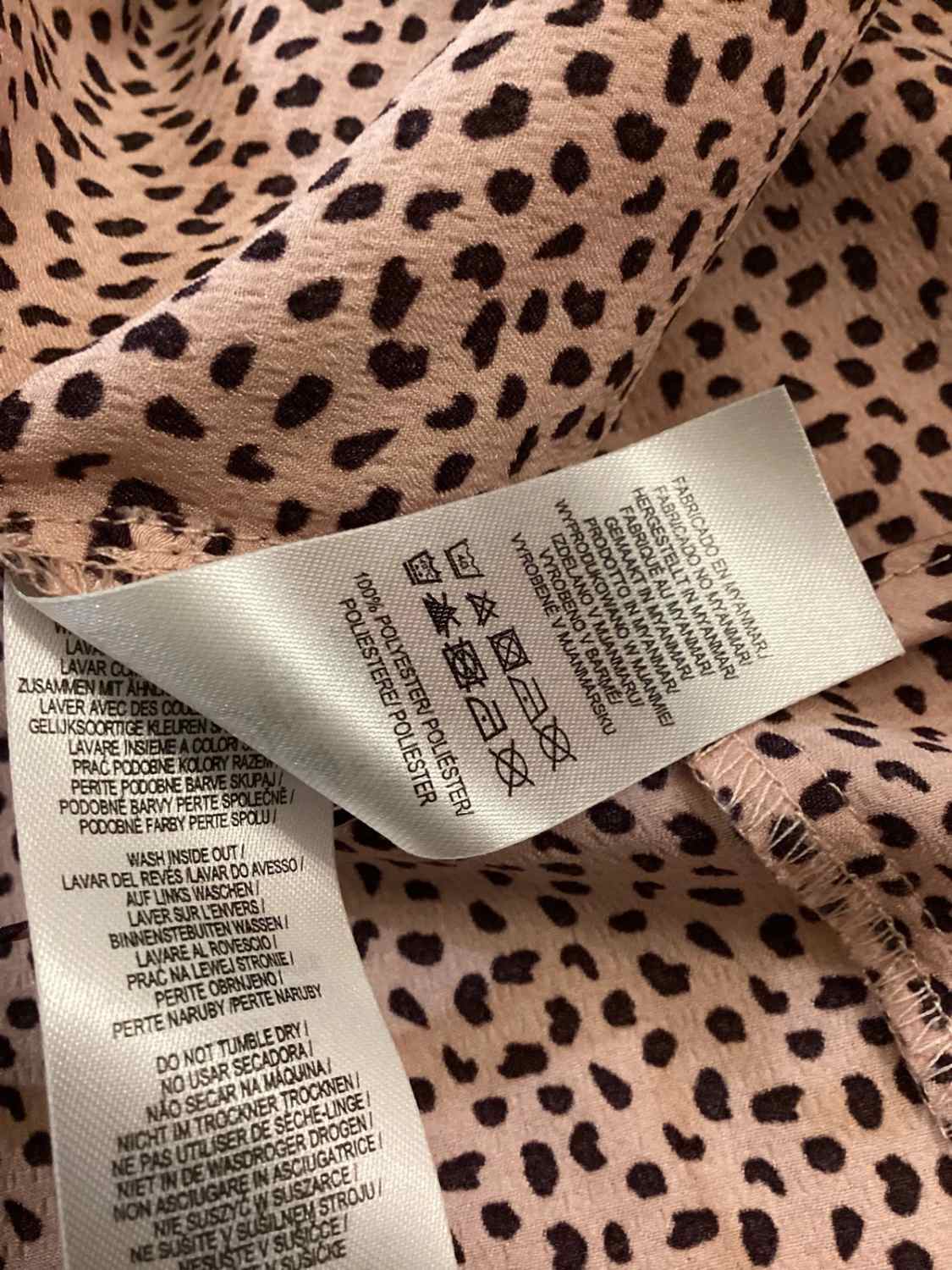 Peignoir Primark Rose & Noir - Taille L