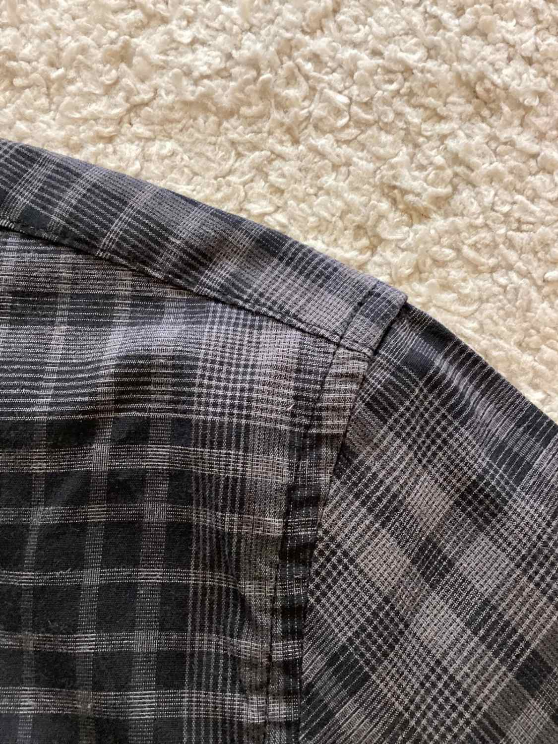 🖤 Chemise Lee Femme Regular Fit Stretch - Carreaux Noir & Gris - Taille M/L