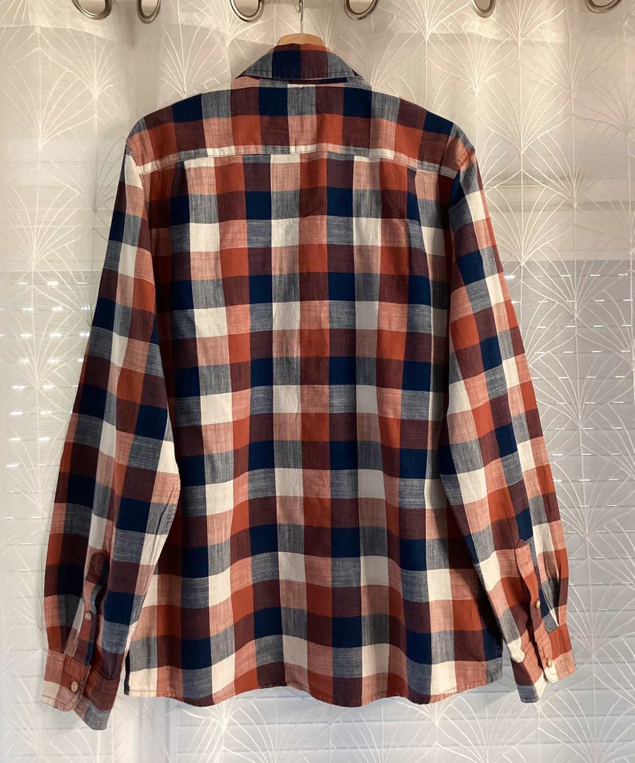 🌈 Chemise Wrangler Indigo - Carreaux Multicolores - Taille M