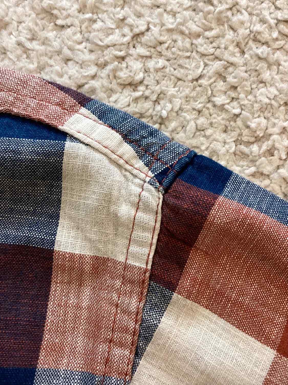 🌈 Chemise Wrangler Indigo - Carreaux Multicolores - Taille M