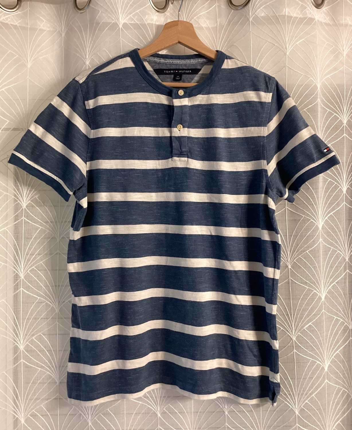 T-shirt Tommy Hilfiger Rayé - Bleu & Blanc - Taille S/P