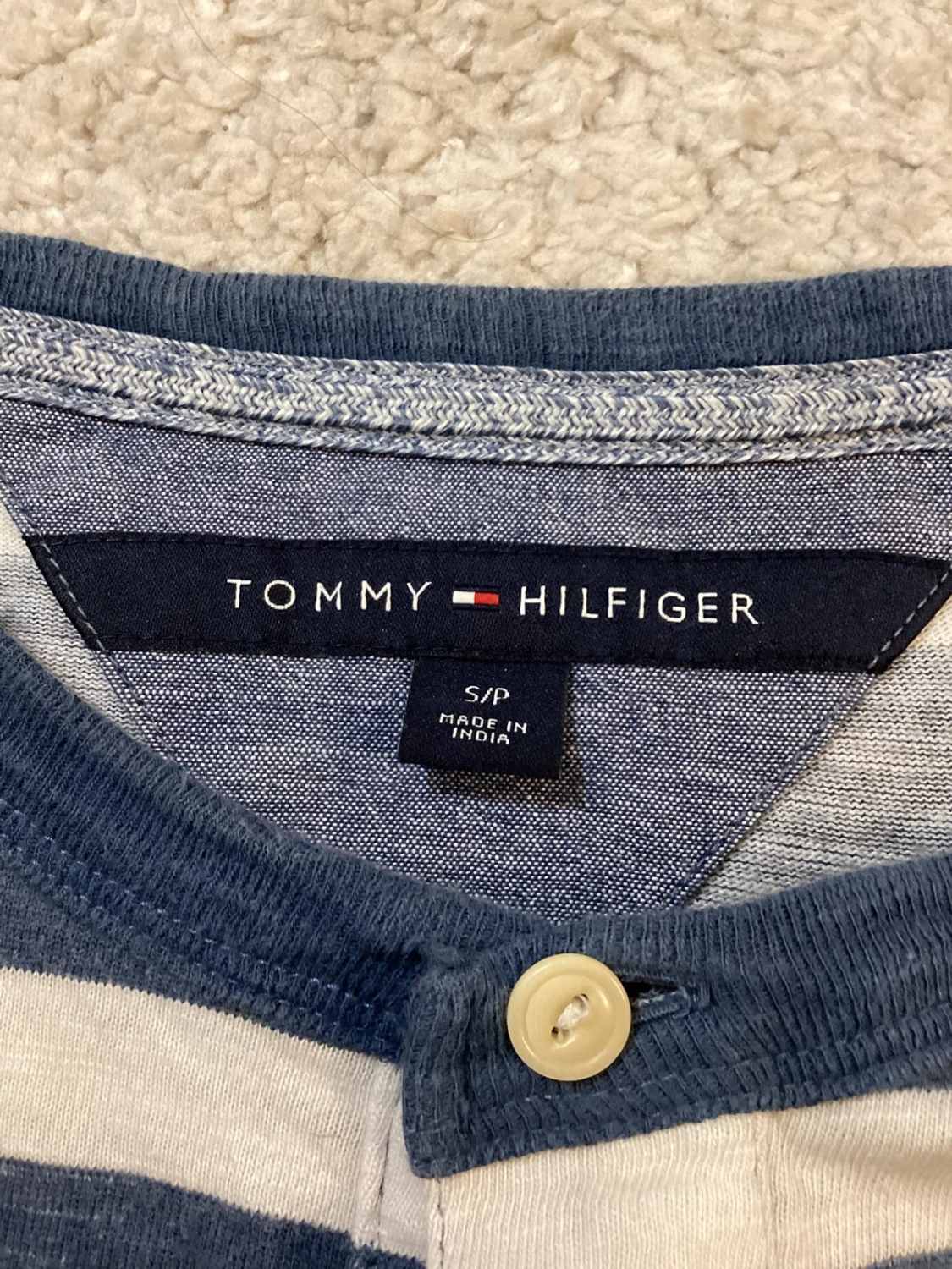 T-shirt Tommy Hilfiger Rayé - Bleu & Blanc - Taille S/P