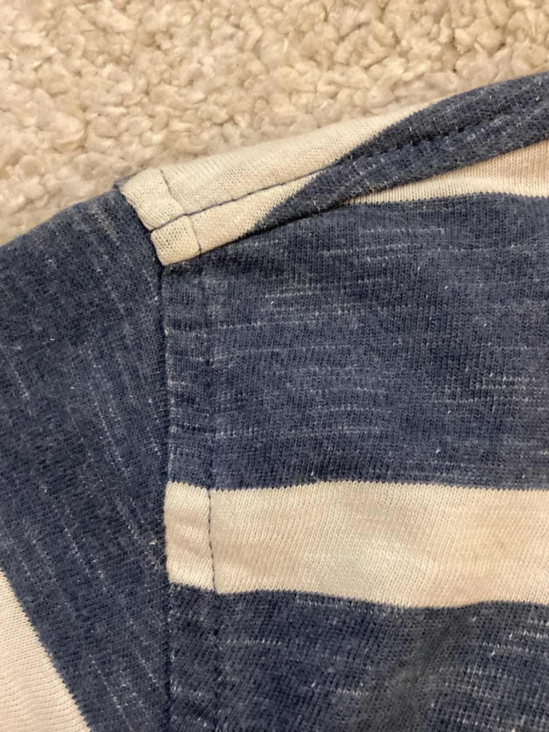 T-shirt Tommy Hilfiger Rayé - Bleu & Blanc - Taille S/P