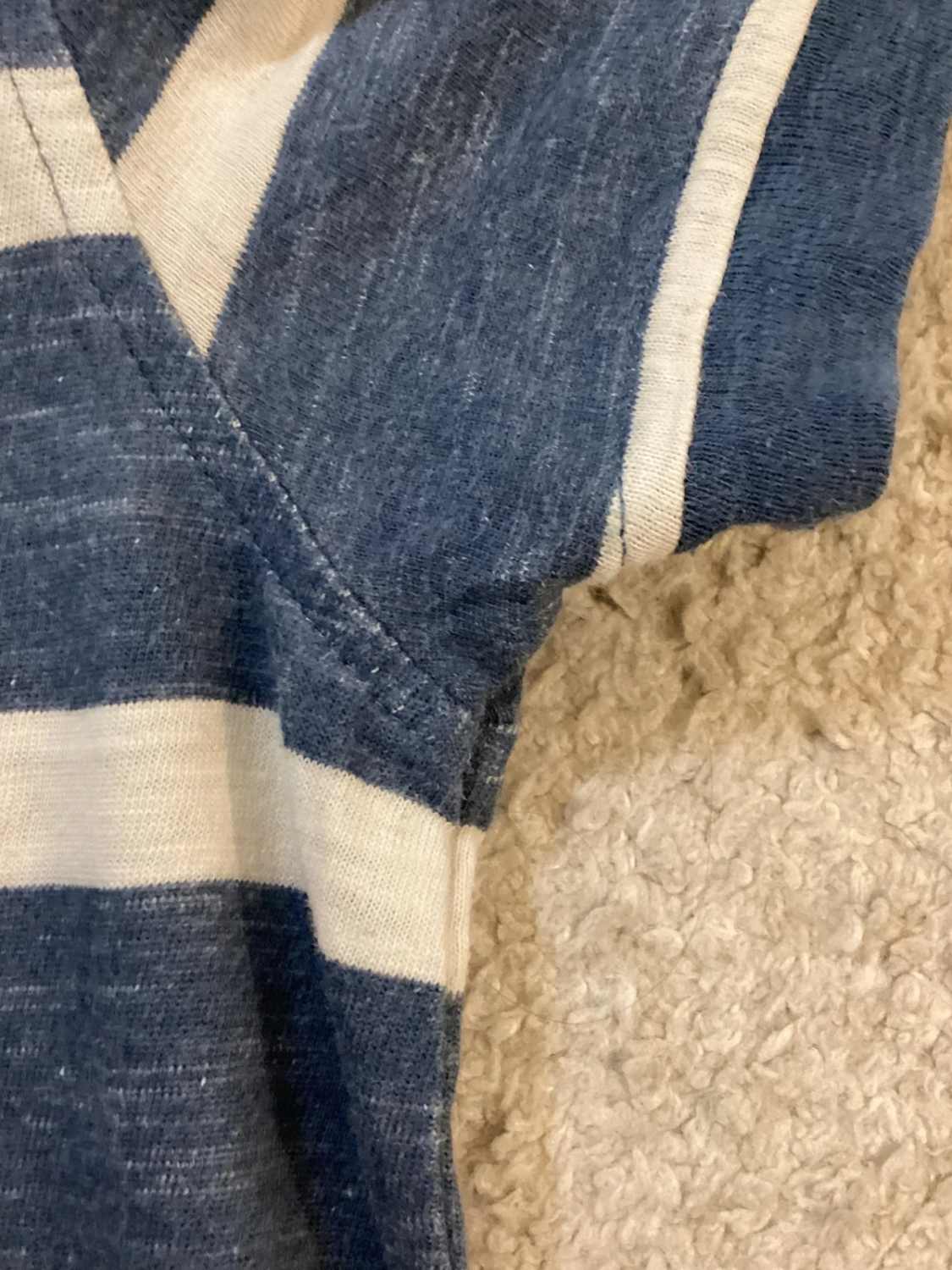 T-shirt Tommy Hilfiger Rayé - Bleu & Blanc - Taille S/P