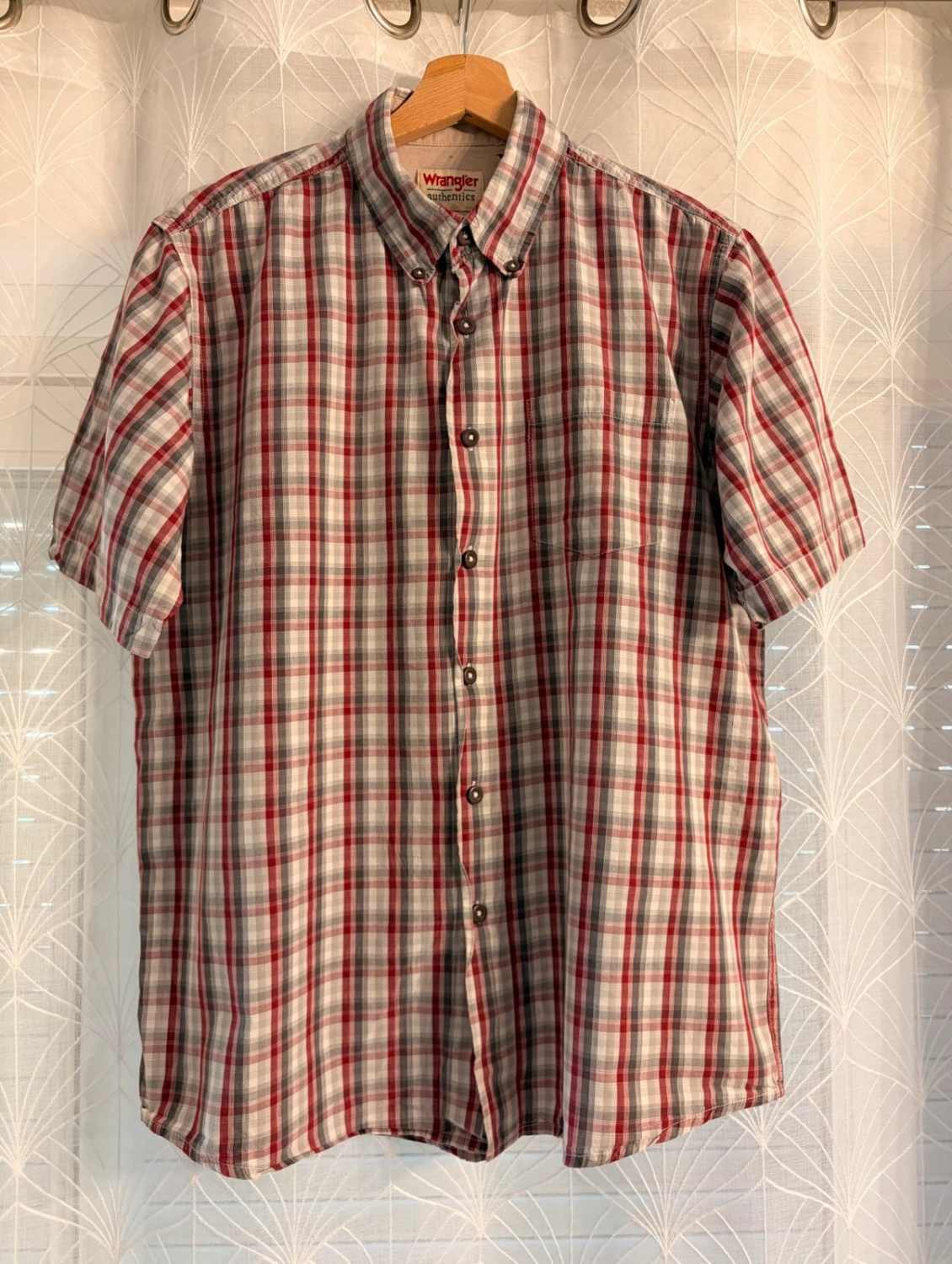 Chemise Wrangler - Carreaux Bordeaux/Gris/Blanc - Taille M