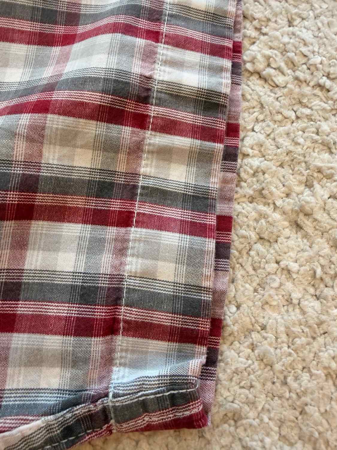 Chemise Wrangler - Carreaux Bordeaux/Gris/Blanc - Taille M