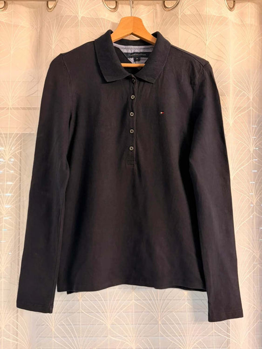 🔵 Polo Tommy Hilfiger Manches Longues - Marine - Taille S/P