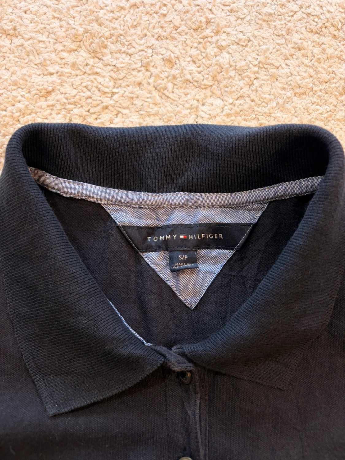 🔵 Polo Tommy Hilfiger Manches Longues - Marine - Taille S/P