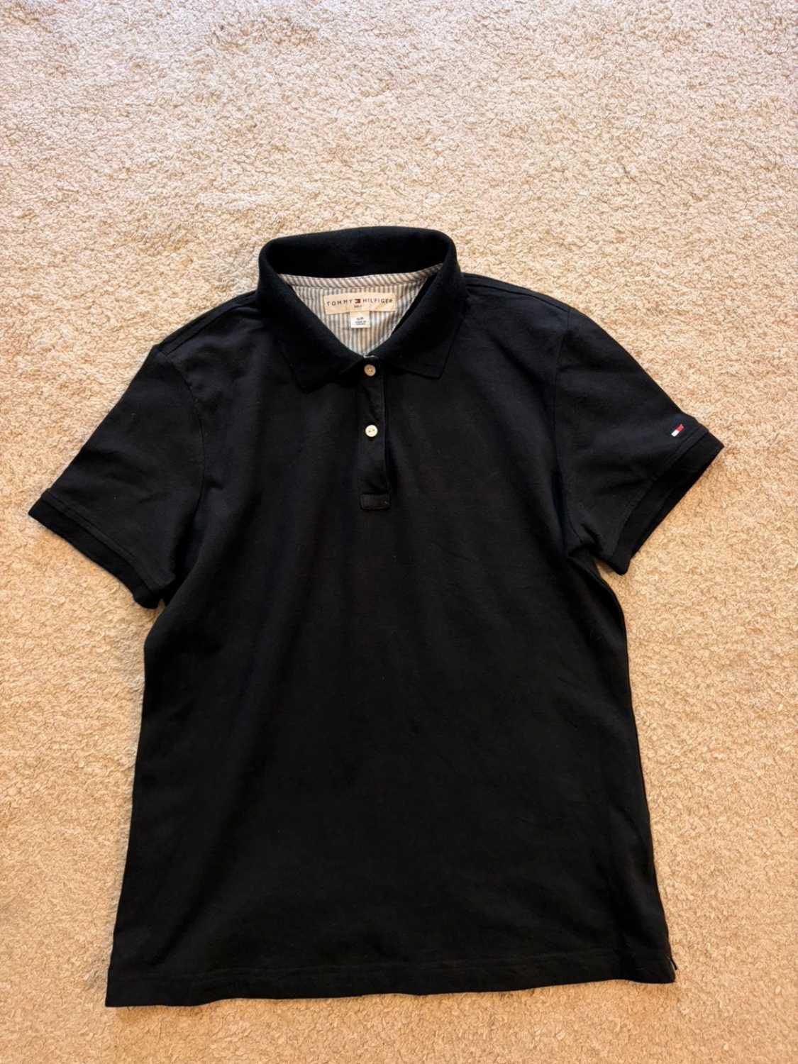 🖤 Polo Tommy Hilfiger Femme - Noir - Taille S/P