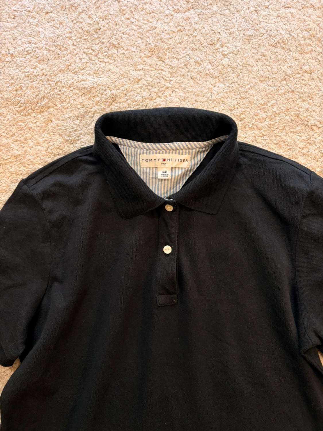 🖤 Polo Tommy Hilfiger Femme - Noir - Taille S/P