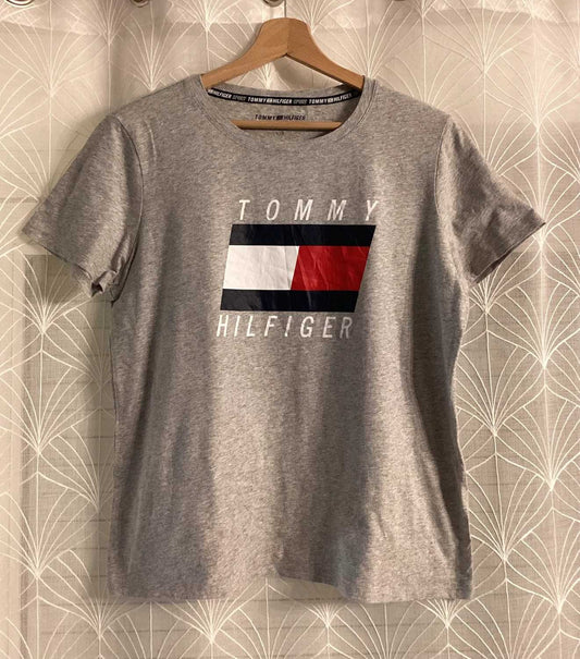 🐘 T-shirt Tommy Hilfiger Sport - Gris - Taille L/G