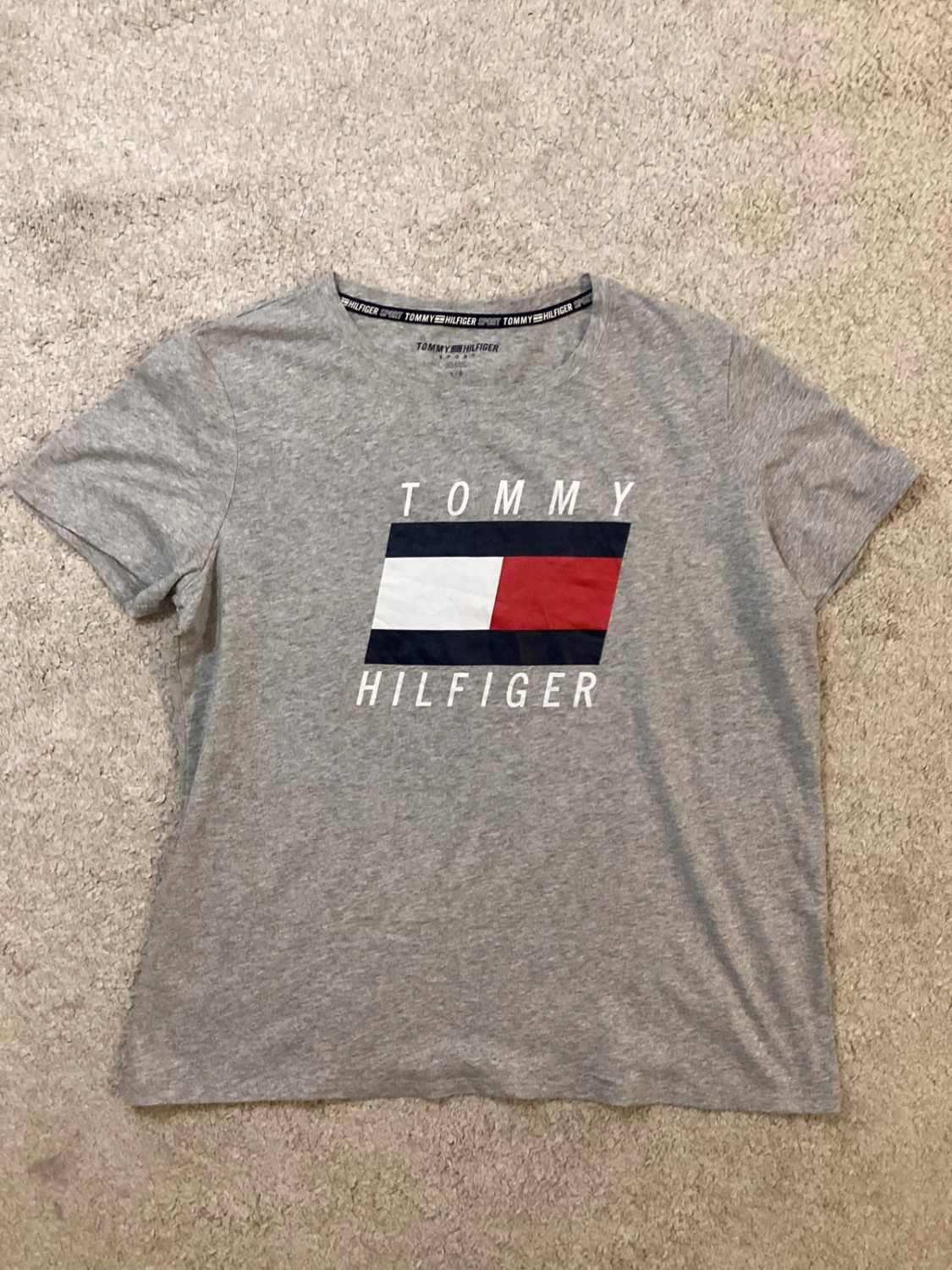 🐘 T-shirt Tommy Hilfiger Sport - Gris - Taille L/G