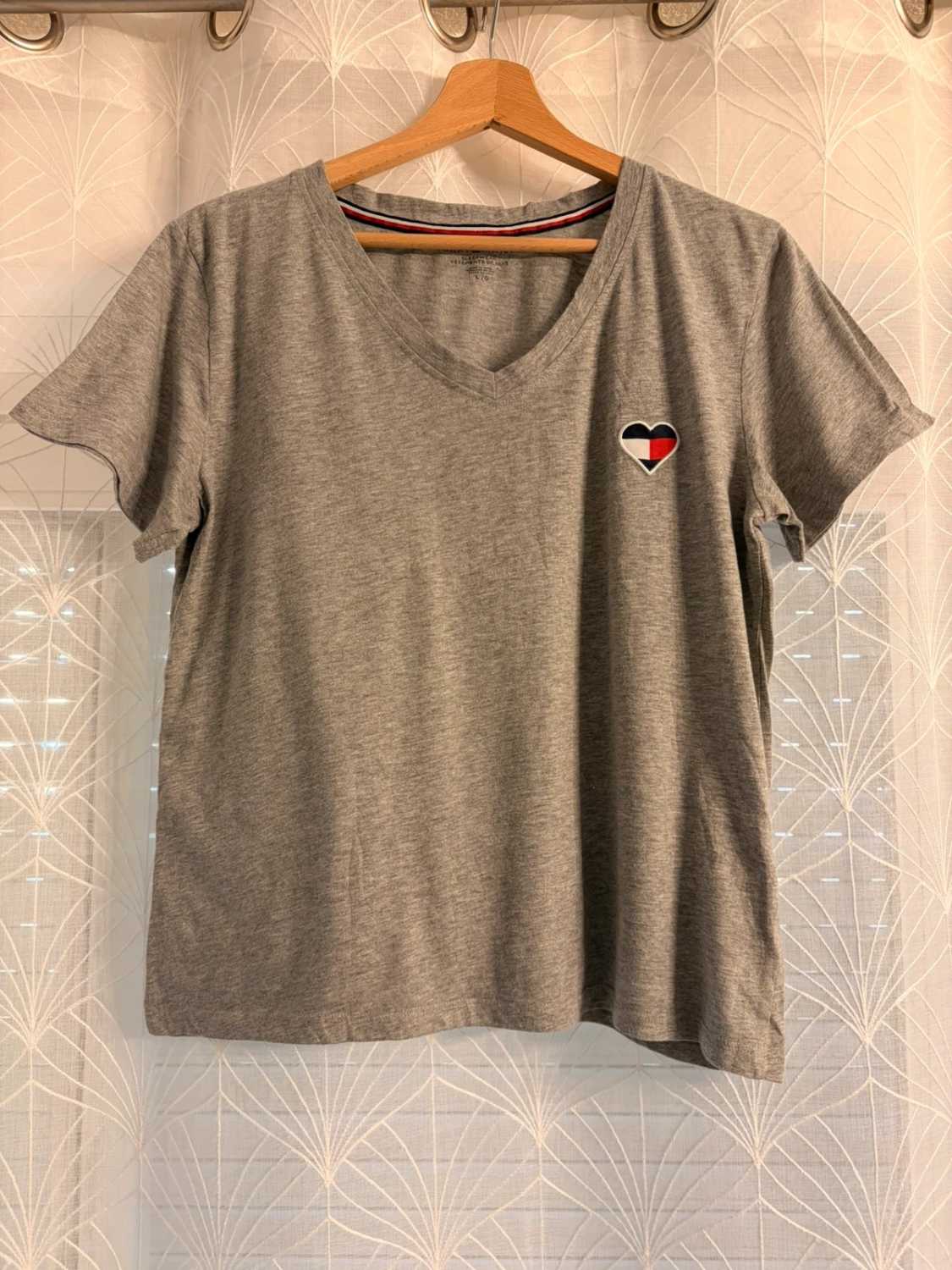 😴 T-shirt Tommy Hilfiger Sleepwear - Gris - Taille L/G