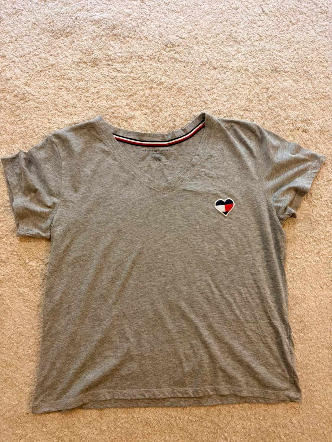 😴 T-shirt Tommy Hilfiger Sleepwear - Gris - Taille L/G