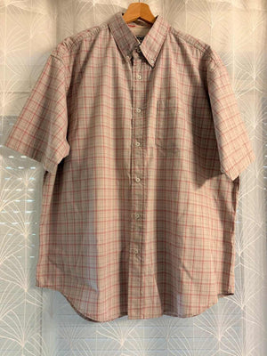 🤎🔴 Chemise Wrangler Hero - Carreaux Beige/Rouge/Blanc - Taille XL