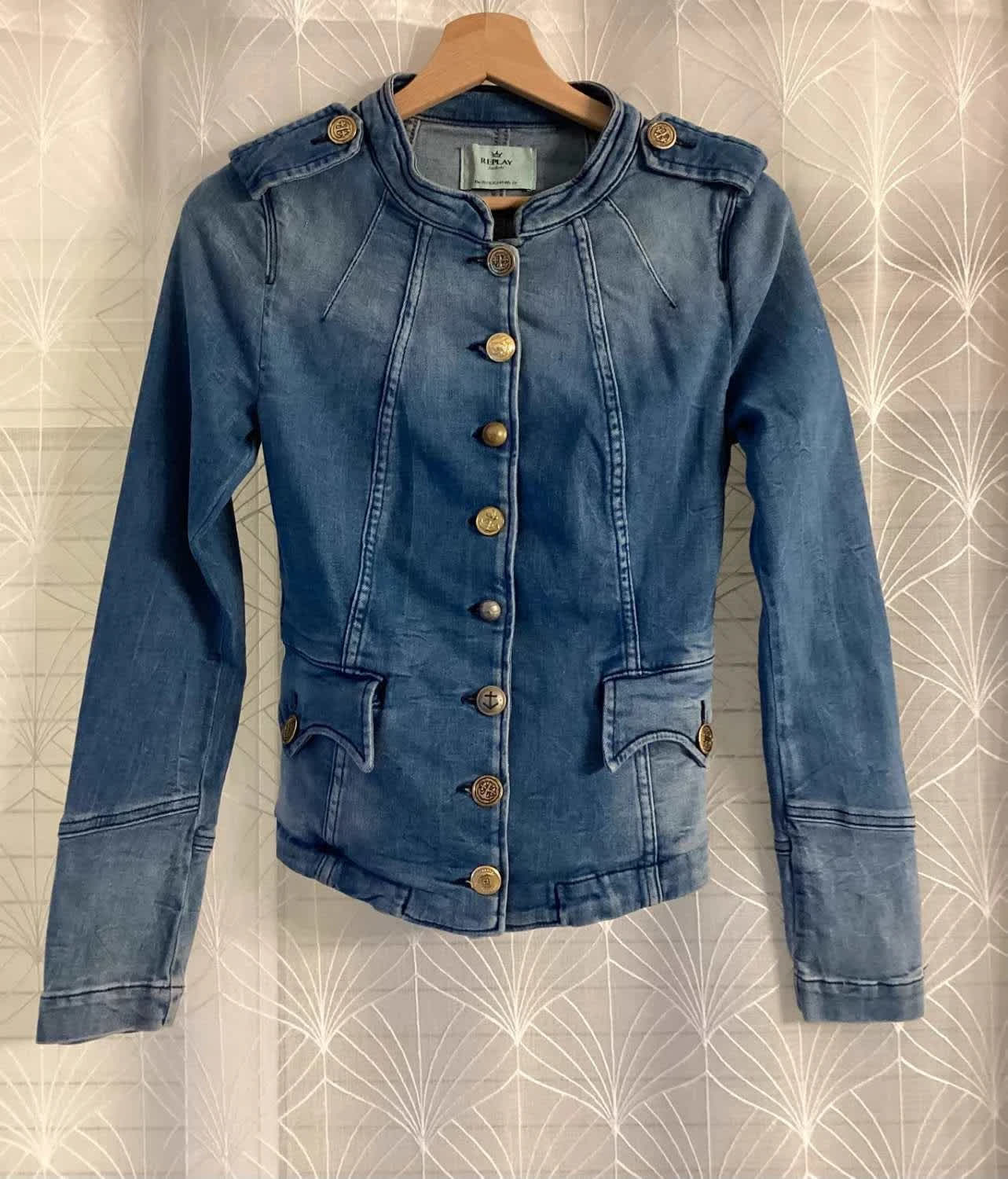 👖 Veste en Jean Replay - Bleu - Taille XS