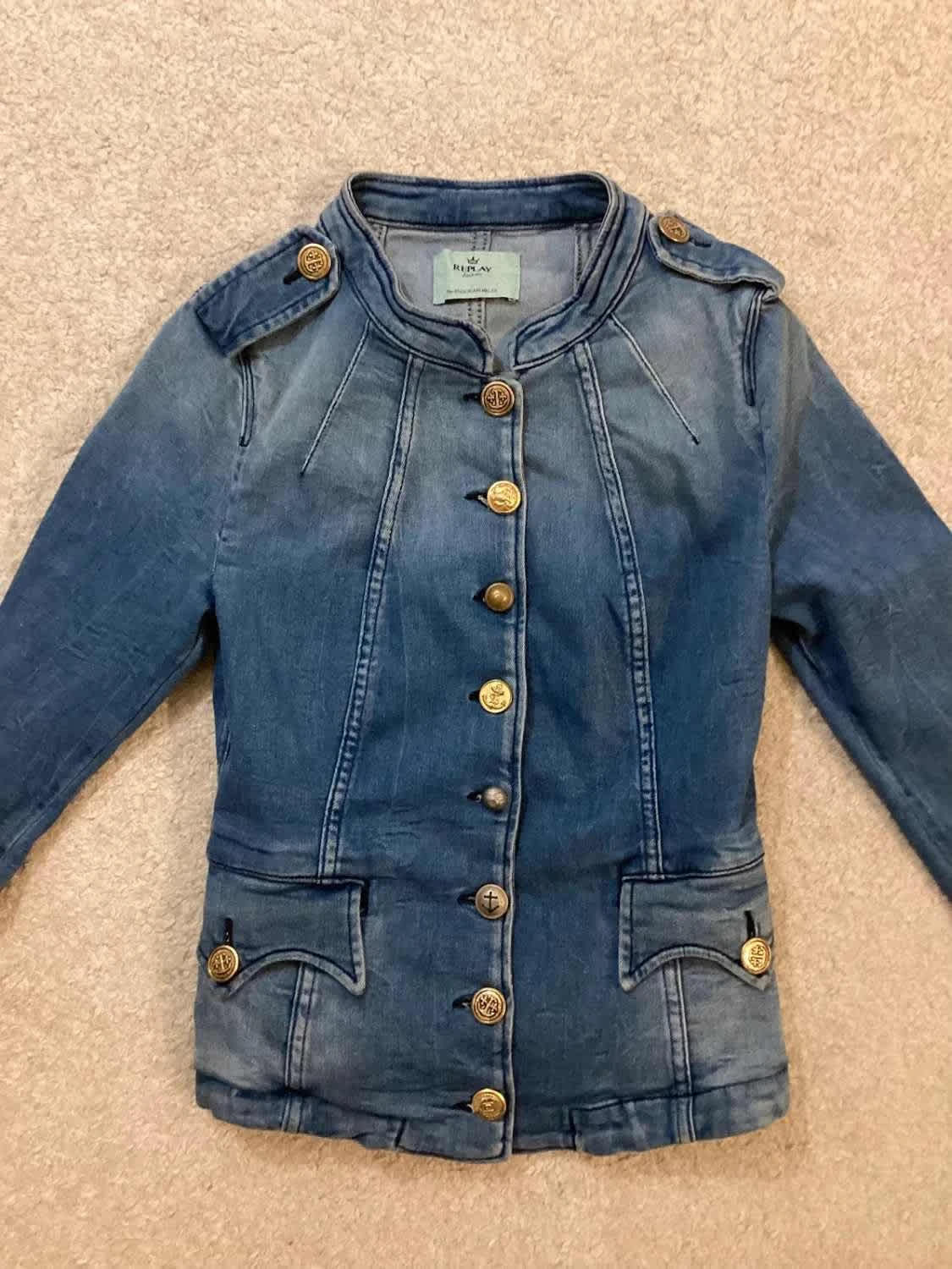 👖 Veste en Jean Replay - Bleu - Taille XS