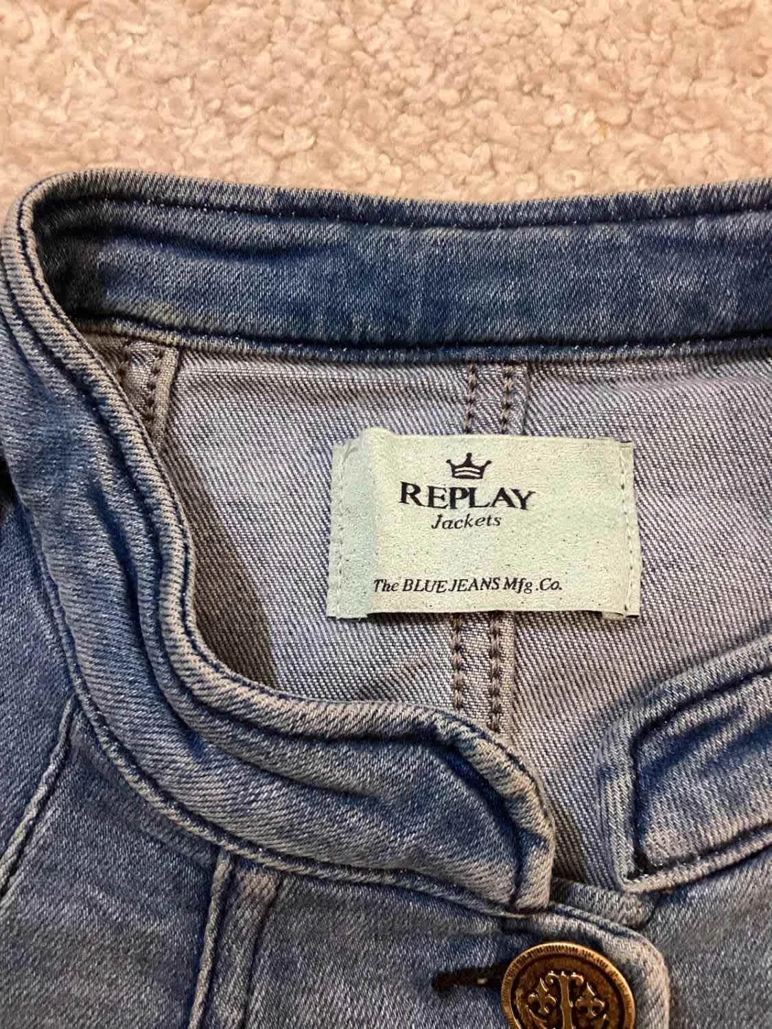 👖 Veste en Jean Replay - Bleu - Taille XS