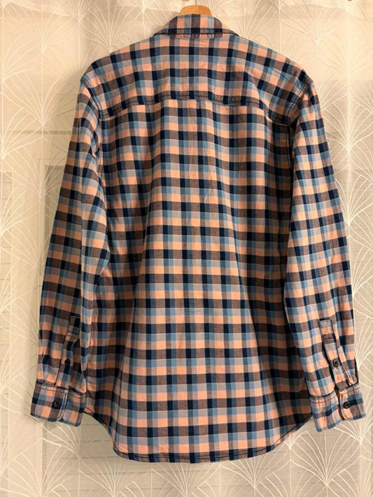 Camicia Lee Premium Select - Quadri Navy/Blu Chiaro/Albicocca - Taglia M