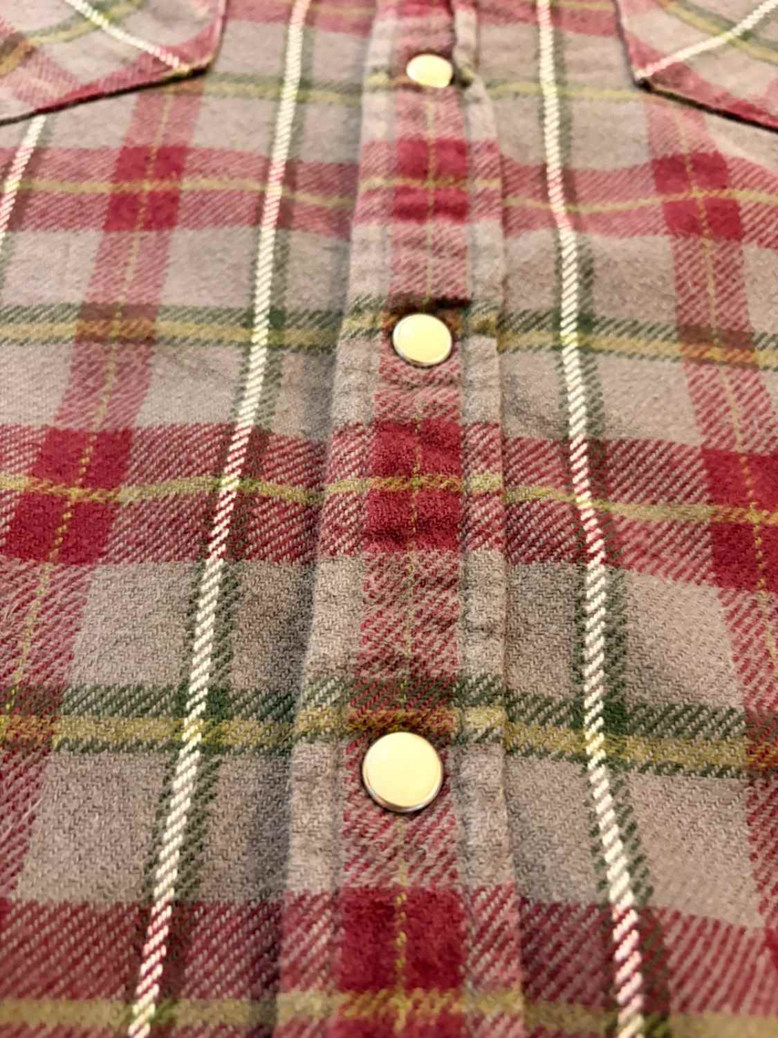 Chemise Levi's Homme Flannel - Carreaux Gris/Bordeaux/Kaki/Vert Foncé - Taille M