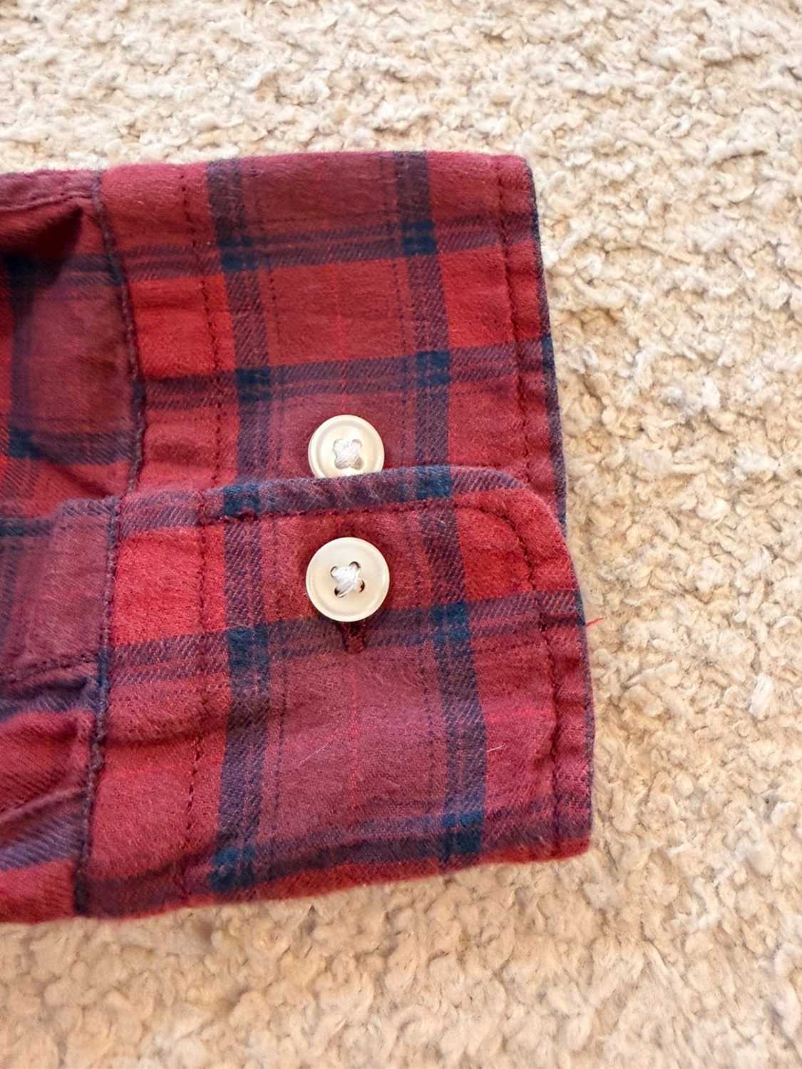 🍷 Chemise Levi's Homme Slim - Carreaux Bordeaux/Rouge/Marine - Taille M
