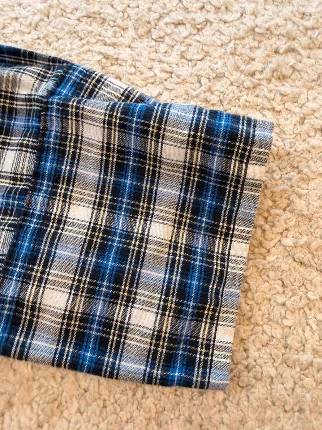 Chemise Rustler X-Long Tails - Carreaux Bleu/Noir/Blanc/Gris - Taille L/G