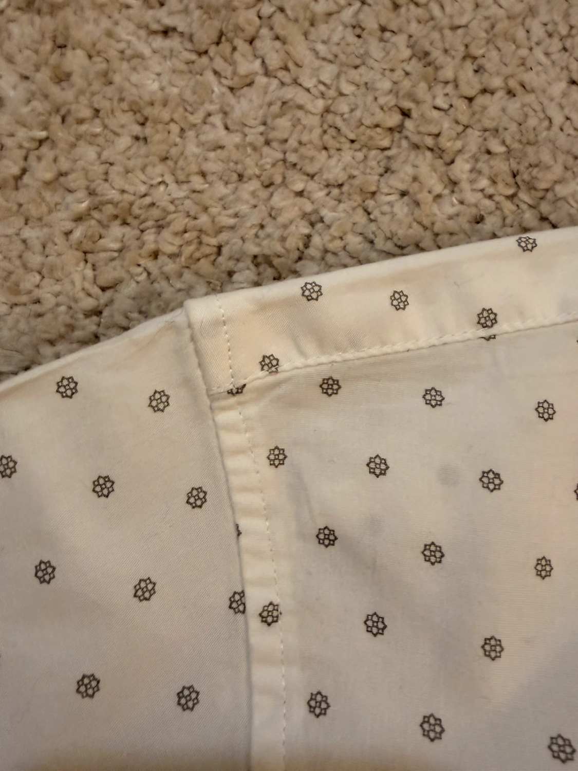 Lee Premium Select Shirt - White with Gray Pattern - Size XXL