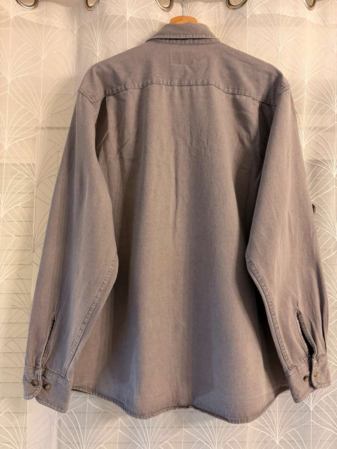 Camicia Wrangler Premium Quality in Jeans - Grigio - Taglia XL